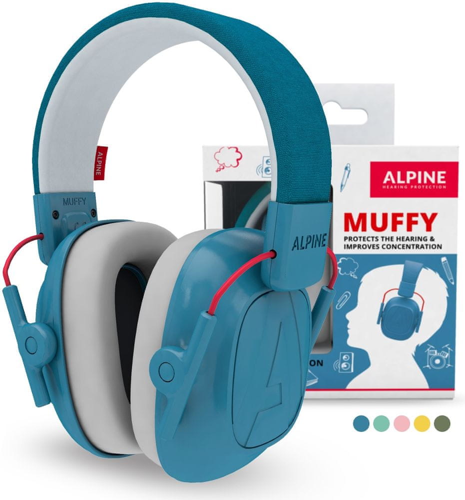 ALPINE Hearing Muffy, modrá